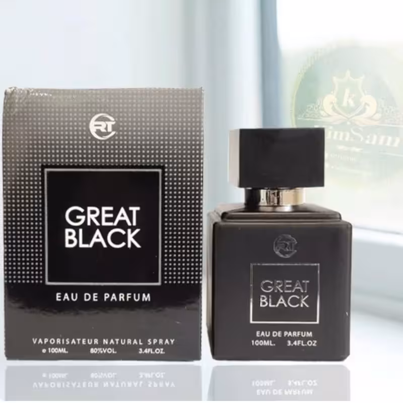 ادکلن لالیک 100 میل ( گریت بلک شرکت آر تی ) ( خرید عمده و تکی ادکلن و عطر گناوه مارکت )1