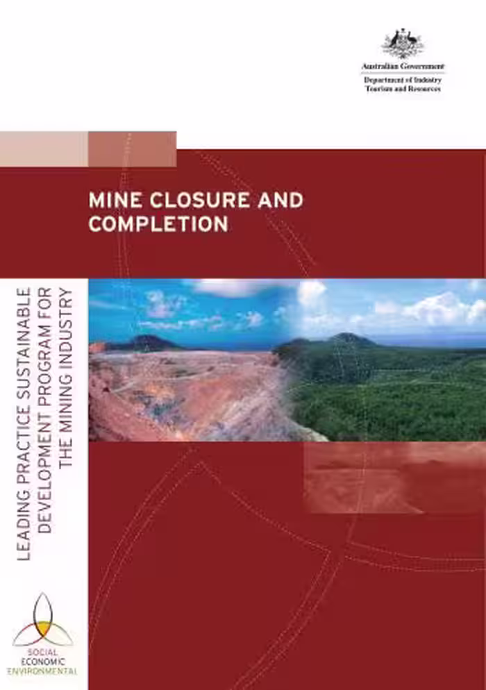 خرید و دانلود نسخه کامل کتاب Mine Closure and Completion