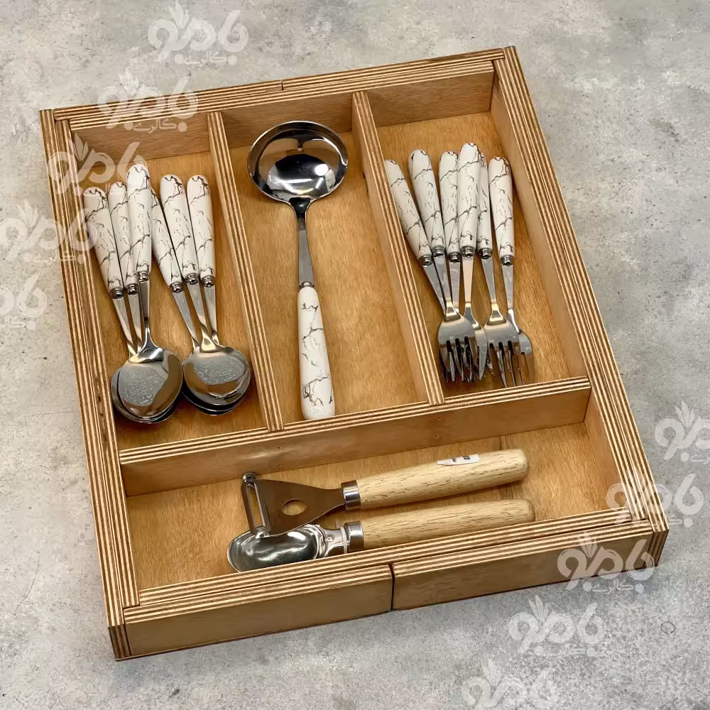 جاقاشقی چوبی کابینتی پلای بازشو 6خانه