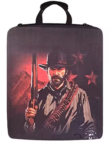 خرید کیف PS4 طرح Red Dead gunshot