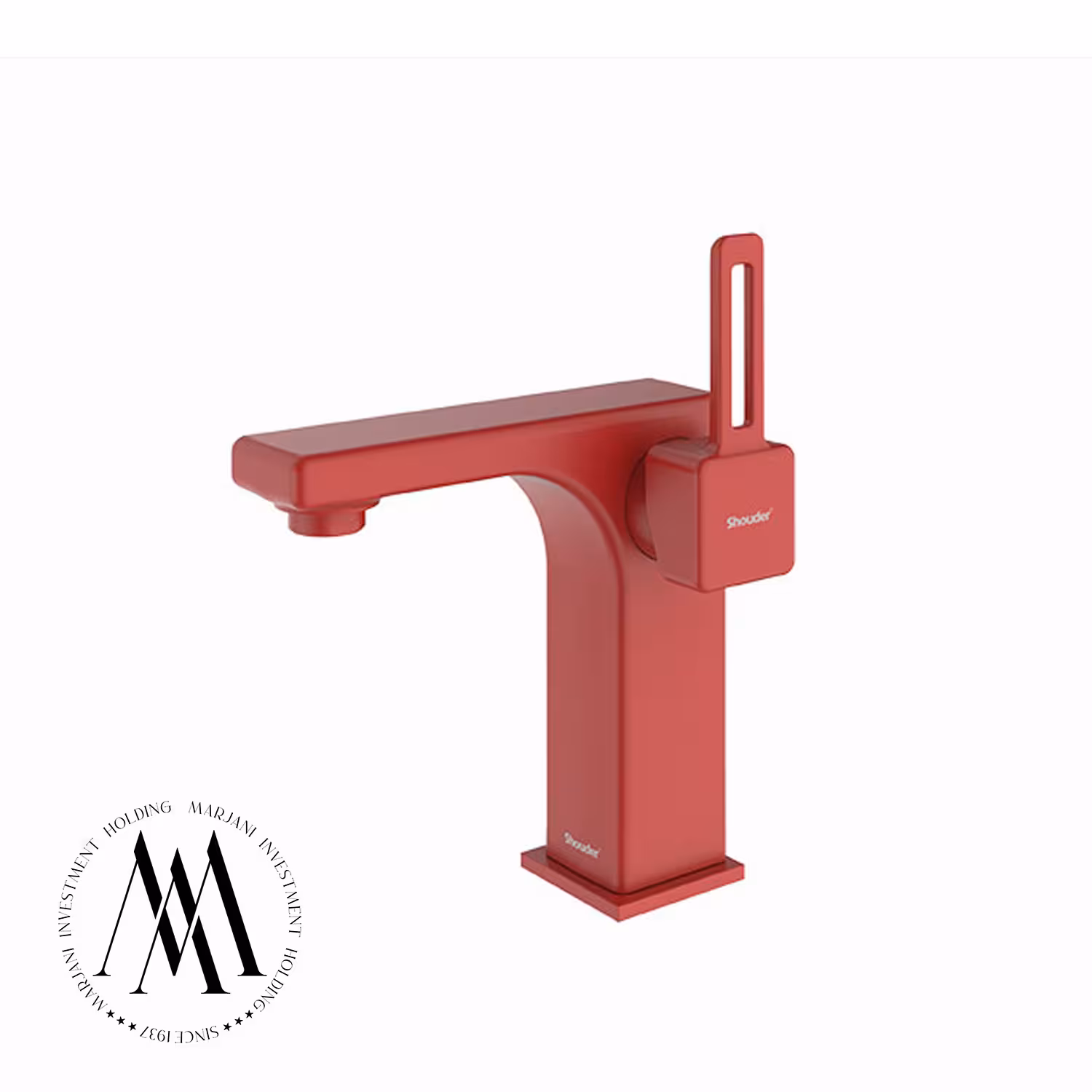 شیر روشویی شودر مدل میشل پایه کوتاه (قرمز)