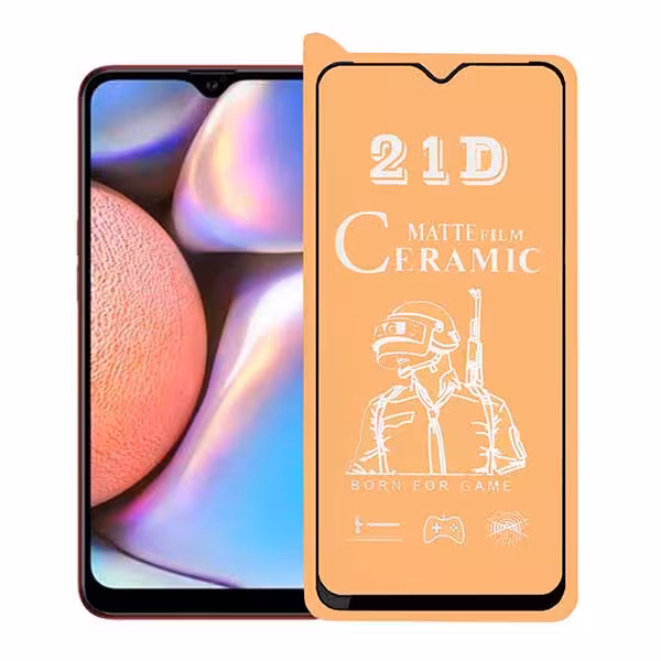 محافظ صفحه نمایش سرامیکی مات full cover SAMSUNG A10s