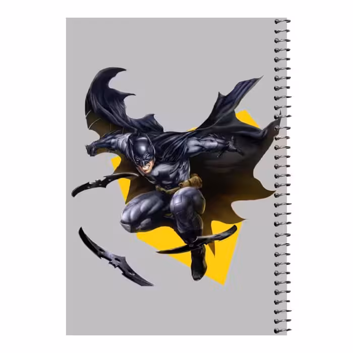 دفتر مشق 80 برگ اس جی مدل بتمن کد 1