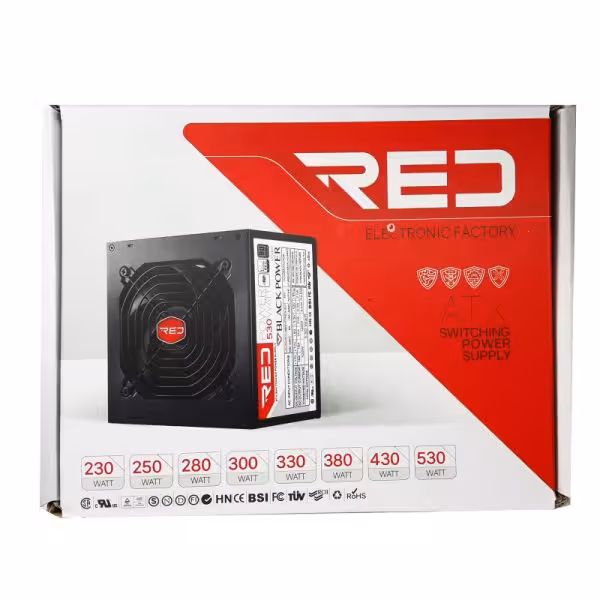 منبع تغذیه کامپیوتر رد مدل 300w