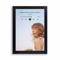 تابلو دکوراتیو با طرح موزیک پلیر Wildest Dreams از تیلور سوئیفت، کد PF-20551