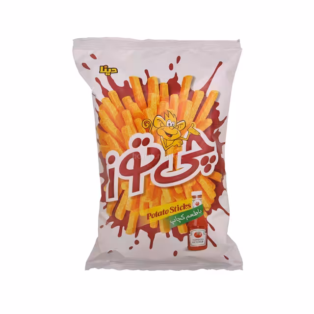 خلال سیب زمینی با طعم کچاپ چی توز 105 گرمی