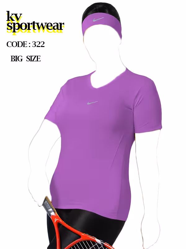 تیشرت سایز بزرگ ورزشی زنانه NIKE کد 004