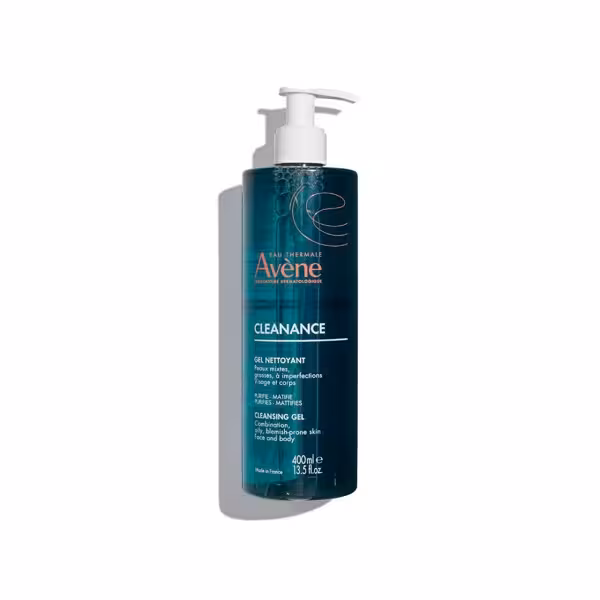 ژل شستشوی اون مخصوص پوست چرب و جوش دار حجم 400 میل Avene Cleanance Gel