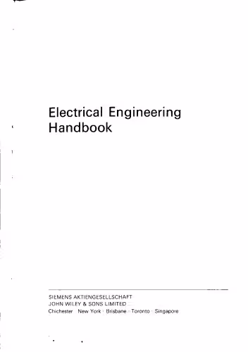 خرید و دانلود نسخه کامل کتاب Electrical Engineering Handbook