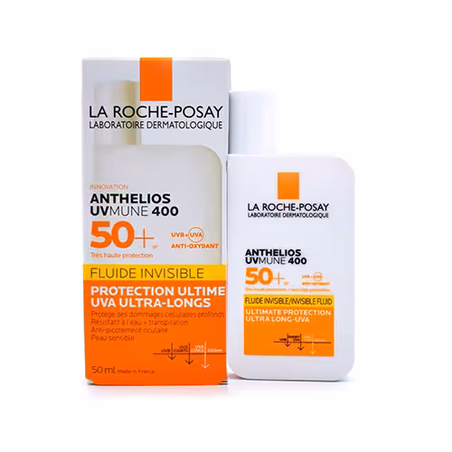 کرم ضد آفتاب لاروش پوزای مدل Anthelios Invisible Fluid SPF50 حجم 50 میلی‌لیتر