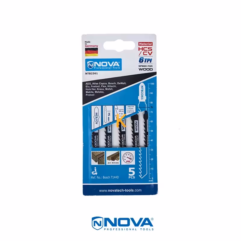 تیغه اره عمودبر مدل NTB 2361 بسته 5 عددی نووا