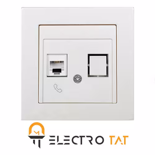 پریز تلفن تک نستک مدل Evidente