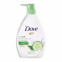 شامپو بدن آبرسان داو مدل Fresh Touch حاوی عصاره خیار و چای سبز حجم 550 میل