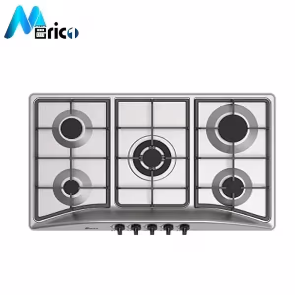 گاز رومیزی بیمکث کد 5010 پنج شعله استیل