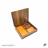 ست کمربند و کیف پول و جاکارتی چرم mrc1318-41