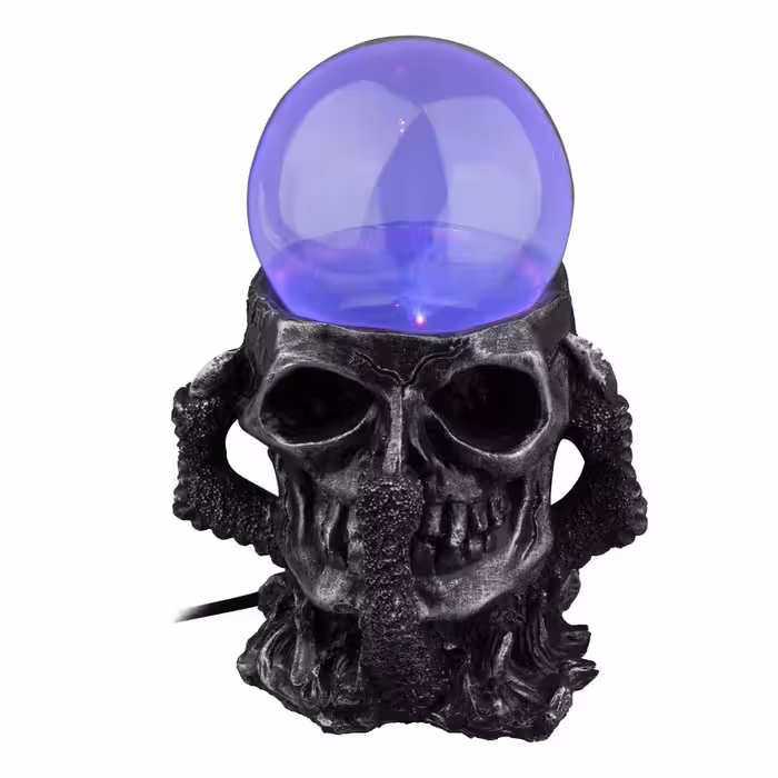 چراغ خواب مدل گوی پلاسما طرح جمجمه کد 1