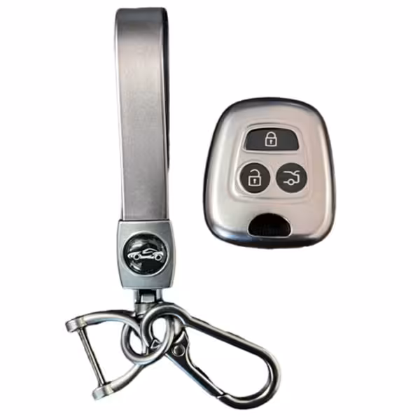 قاب ریموت و جاسوییچی خودرو چیکال مدل P-982--941 مناسب برای سمند بسته 2 عددی