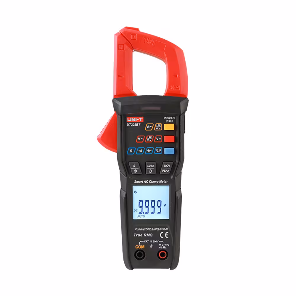 کلمپ متر دیجیتال 600 آمپر یونیتی کد UT202BT