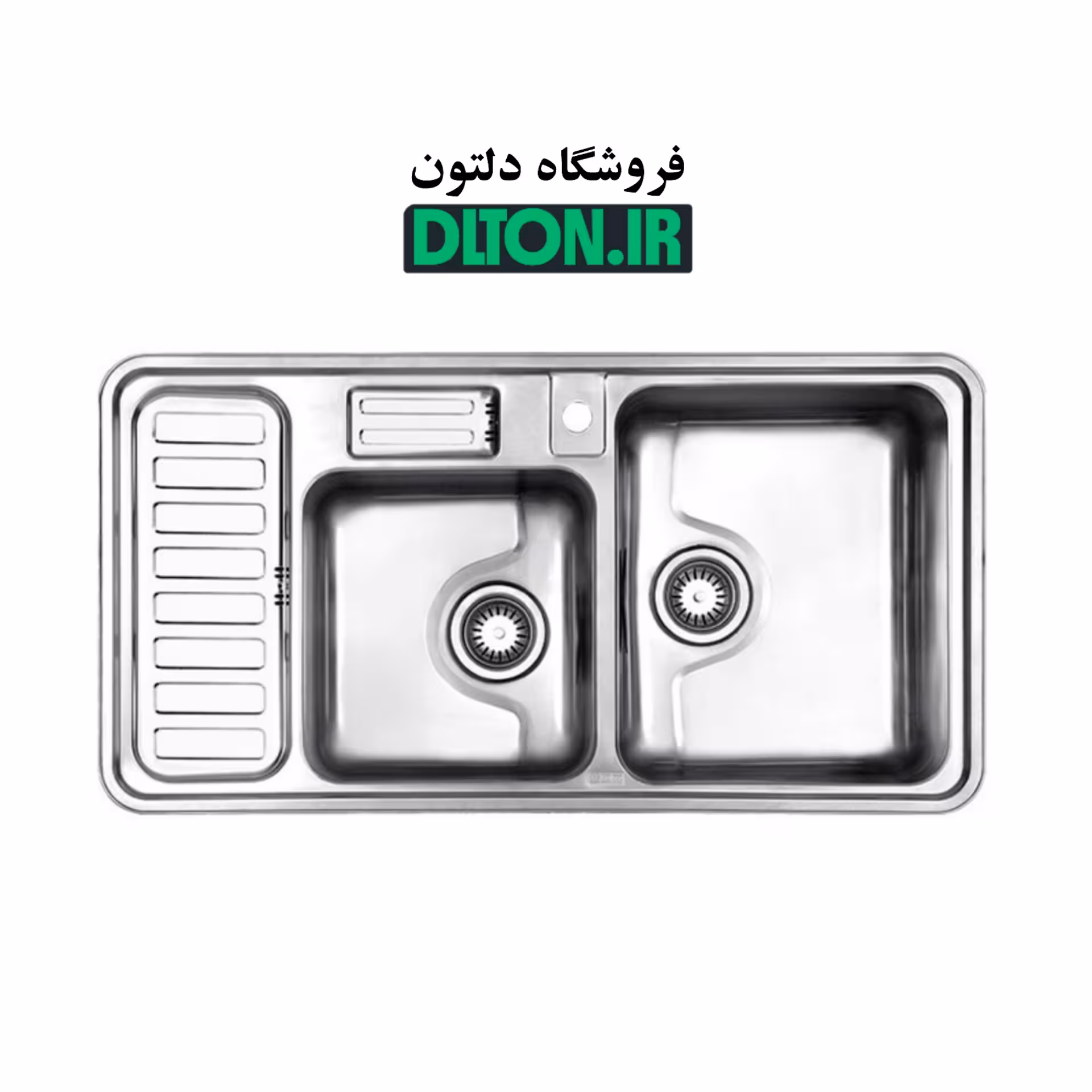 سینک استیل البرز مدل 812 توکار