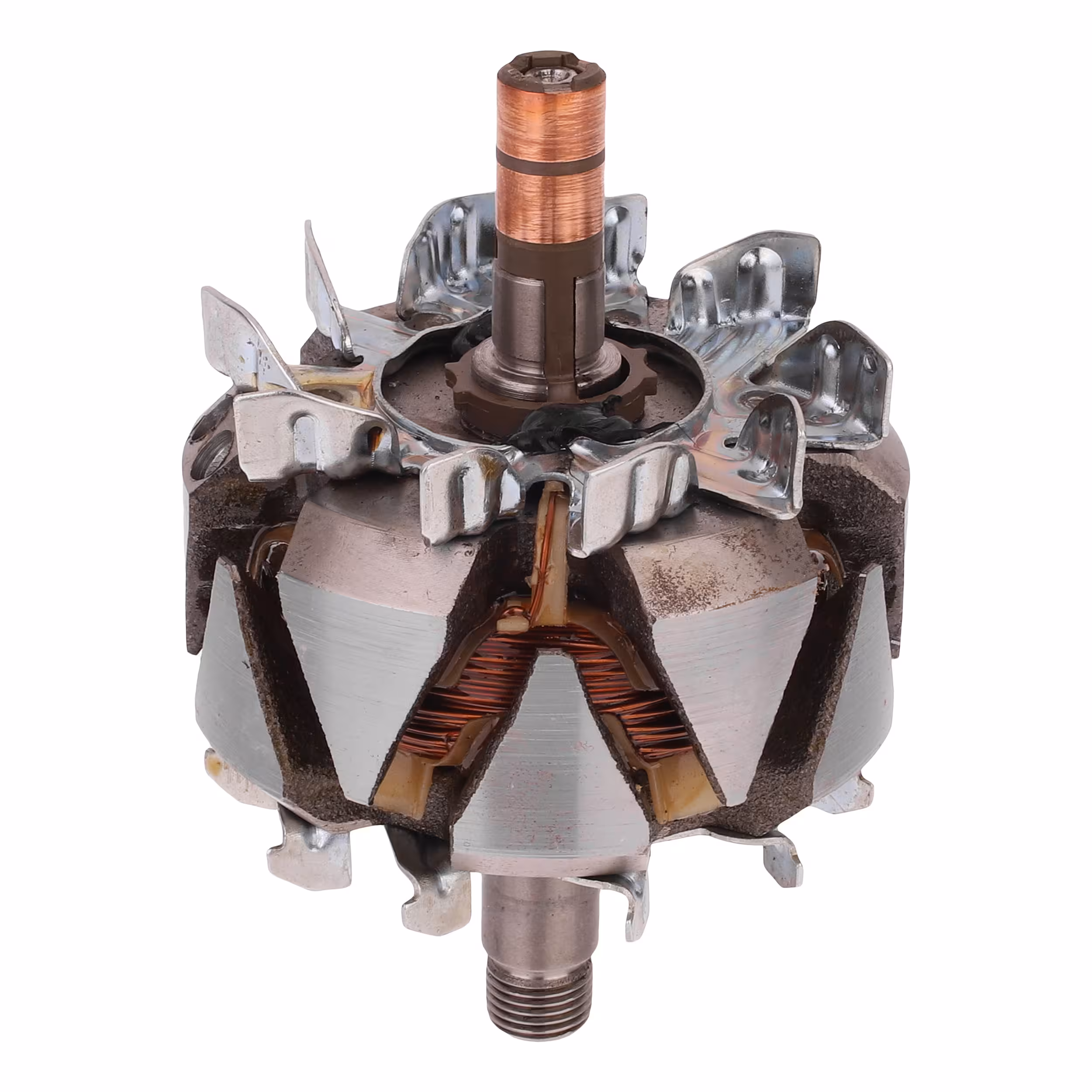 آرمیچر دینام 90 آمپر قطر 17 میلی متر پژو 405 ، پارس R2 ، پژو 206 ، روآ ، تیبا ، پراید کد 409160