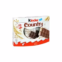 شکلات با مغز شیر و غلات مدل کانتری کیندر 211 گرمی Kinder