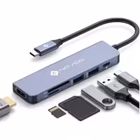 هاب 6 پورت USB-C نوو مدل R6 PD