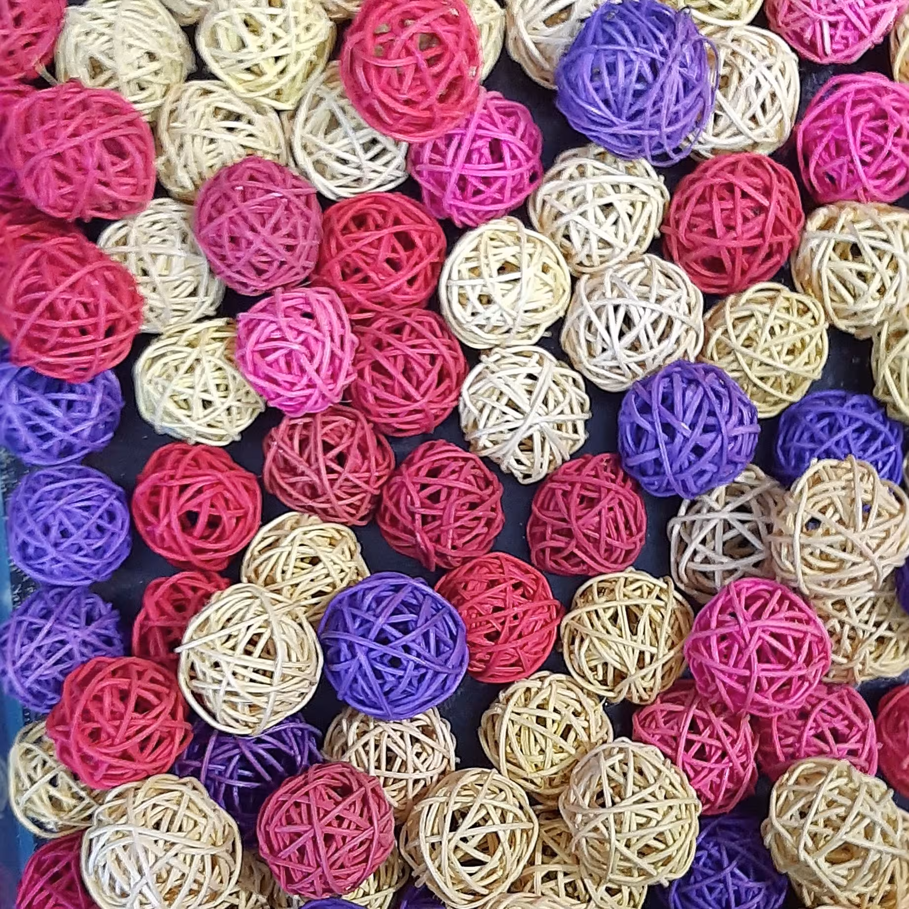 توپک کنافی رنگی کوچک بسته ده عددی