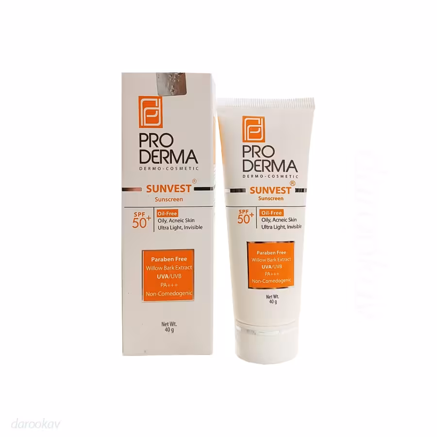 قیمت ضد آفتاب پرودرما فاقد چربی پوست چرب SPF50 سان وست