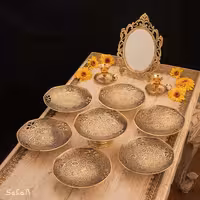 ست هفت سین برنجی آنتیک کد 1199