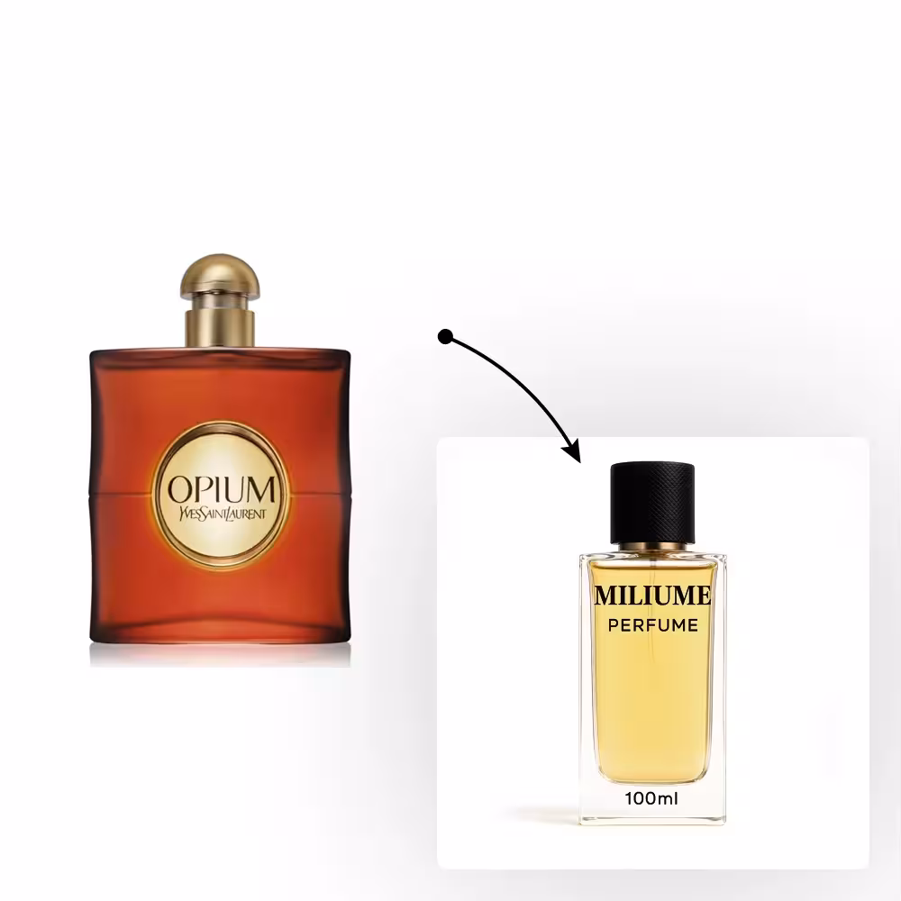 اسانس عطر YSL Opium برند RenneTouch - کد 1334 - ایو سن لورن اپیوم 100ML - میلیوم پرفیوم