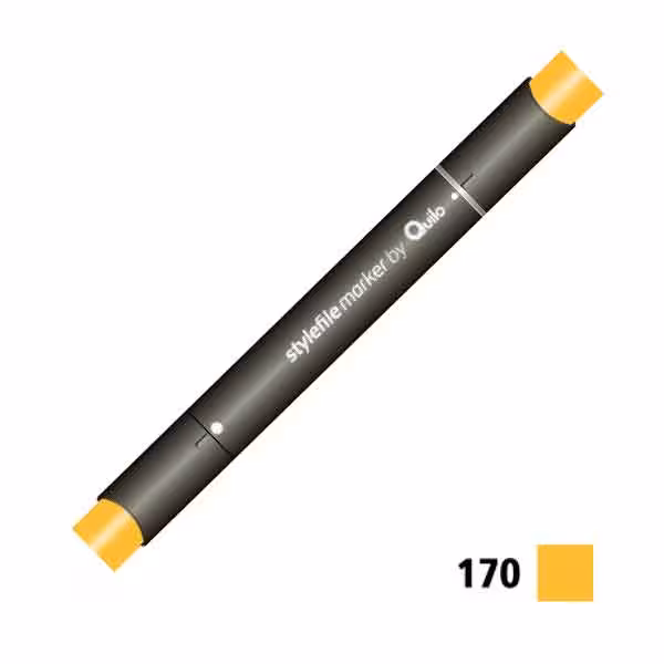 ماژیک راندو دوسر کوییلو کد 170 مدل Stylefile (رنگ deep yellow)