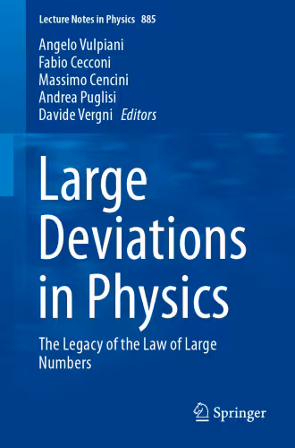 خرید و دانلود نسخه کامل کتاب Large Deviations in Physics: The Legacy of the Law of Large Numbers