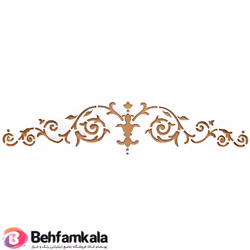 شابلون استنسیل ابعاد 30*10 کد B002