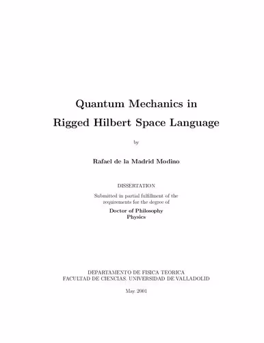 خرید و دانلود نسخه کامل کتاب Quantum Mechanics in Rigged Hilbert Space Language