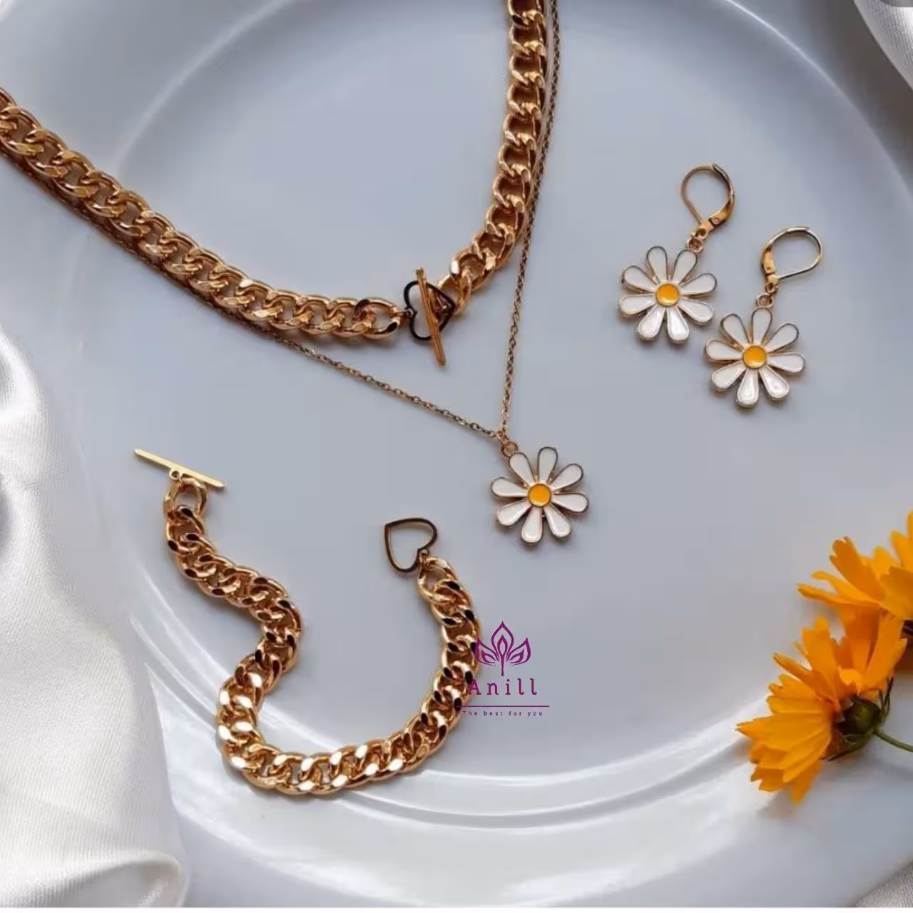 نیمست کارتیر بابونه استیل ، کد505