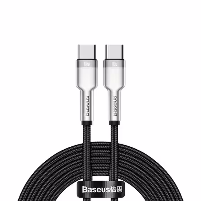 کابل تبدیل 1 متری USB-C بیسوس مدل CATJK-C01 مشکی