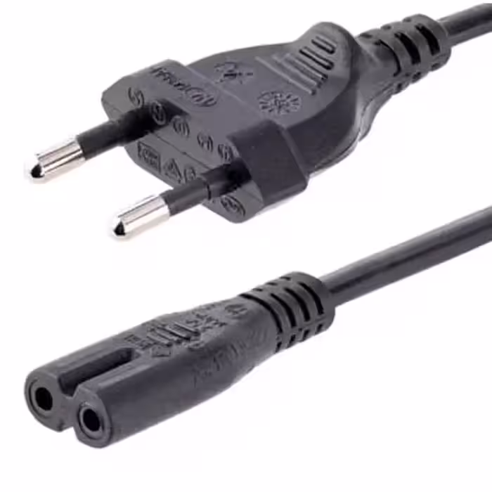 کابل برق دوچاک EU-C7 کی نت پلاس مدل KP-CP2PIN15 با طول 1.5 متر