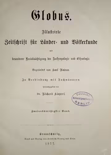 خرید و دانلود نسخه کامل کتاب Globus. Illustrirte Zeitschrift für Länder- und Völkerkunde