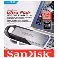 فلش 64 گیگ SANDISK ULTRA FLAIR USB 3.0