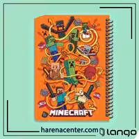 دفتر مدرسه طرح ماب های ندری ماینکرفت برند لانگو