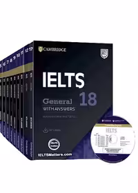 مجموعه 18 جلدی آیلتس کمبریج جنرال | کتاب انگلیسی IELTS Cambridge pack general 18