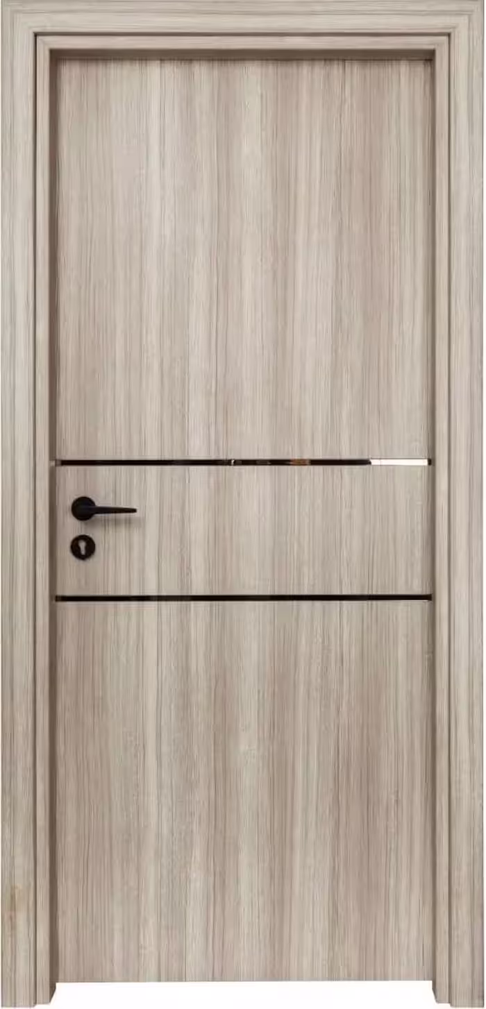 درب داخلی اتاق ام دی اف MDF مدل 112 استیل خور