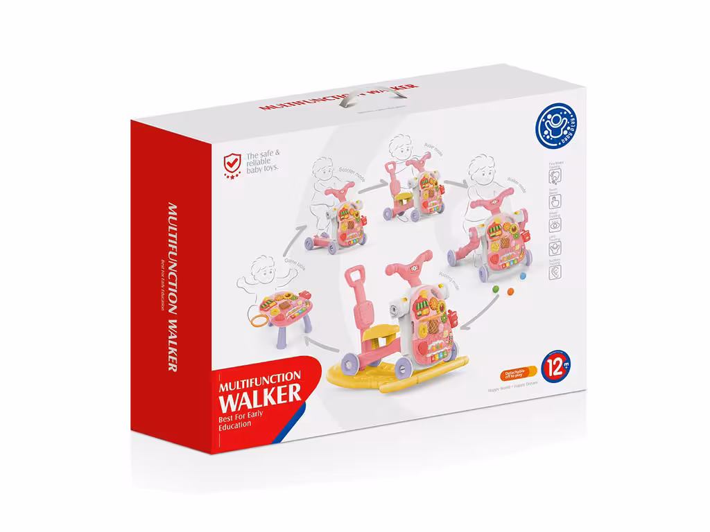 واکر موزیکال و میز بازی کودک 5 کاره اسباب بازی هانگر huanger