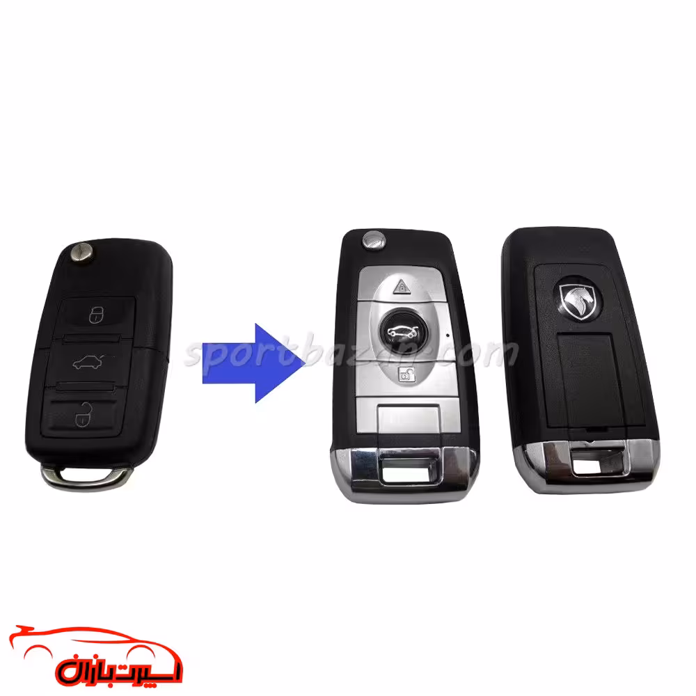 قاب ریموت سمند تاشو طرح رولز رویس