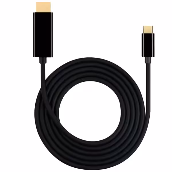 کابل تبدیل USB-C به HDMI مدل BK طول 18 متر