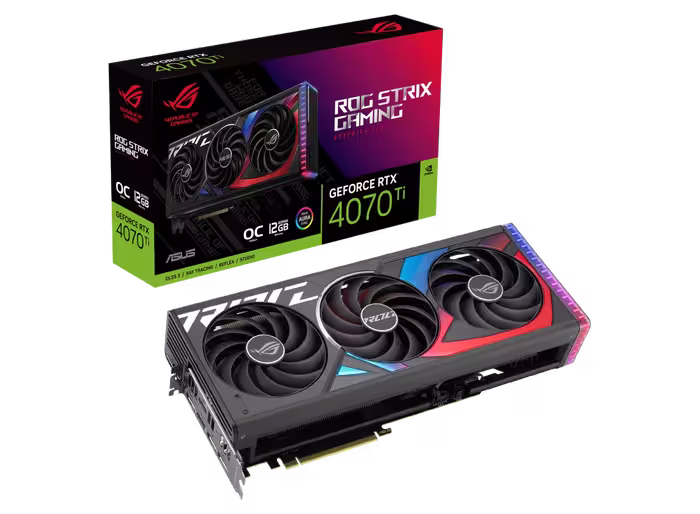 کارت گرافیک ایسوس ASUS ROG Strix GeForce RTX 4070 Ti 12GB GDDR6X OC Edition