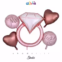 بادکنک فویلی 5عددی نامزدی