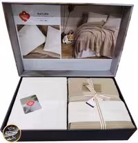 ست پیکه دونفره مدل Natura برند کوتون باکس ترک (کرم)