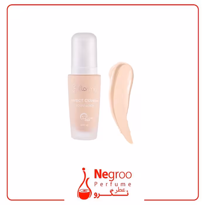 کرم پودر پرفکت کاوریج فلورمار flormar شماره 107