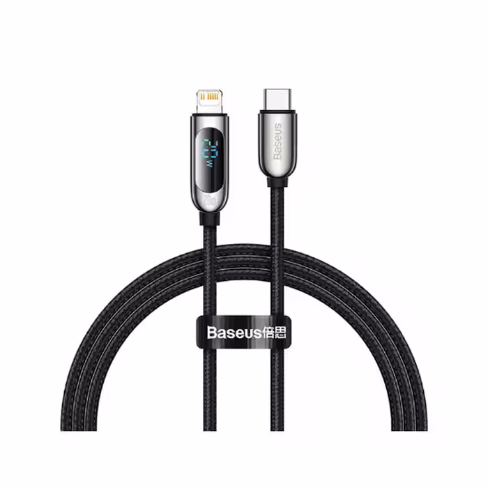 کابل 1 متری Type-C به Lightning بیسوس مدل Baseus Display Fast Charging Data CATLSK